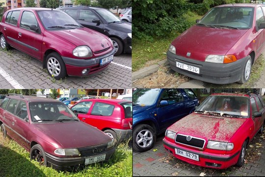 Prostějov čistí ulice od autovraků
