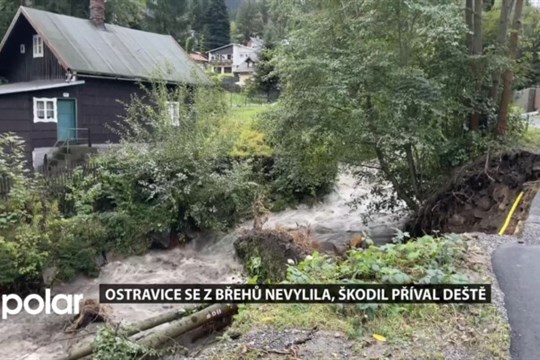 Ostravice se z břehů nevylila, obcím kolem škodil hlavně příval deště