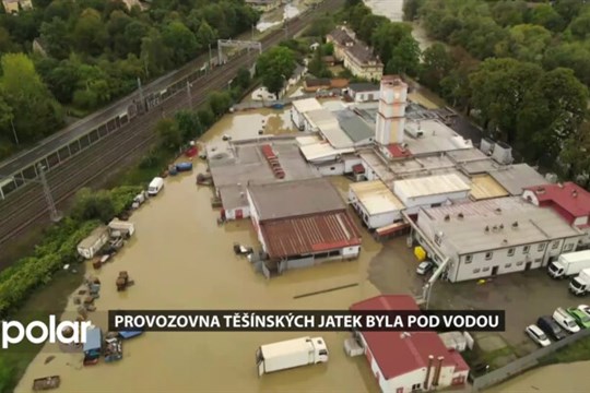 Těšínské jatky byly pod vodou, plné zásobování se v regionu obnoví za několik týdnů