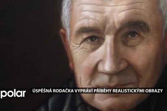 Úspěšná rodačka vypráví příběhy svými hyperrealistickými obrazy, vystaveny jsou na baště