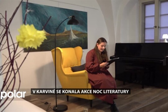 V Karviné veřejně četli lidem známé osobnosti, konala se Noc literatury