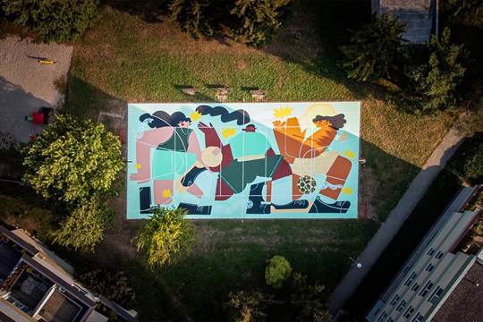 Inspirace sportem a ženstvím. Street Art Festival zpestřil místa v Olomouci