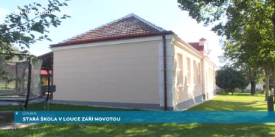 Stará škola v Louce září novotou