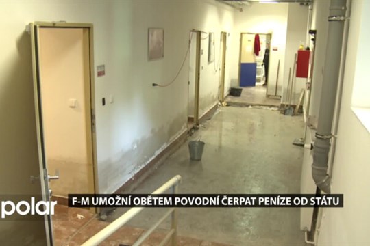 Lidé postižení povodní ve Frýdku-Místku mohou žádat město o finanční pomoc od státu