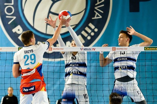 Volejbalisté Fatry podlehli Ostravě jasně 0:3. Průběžně jsou osmí
