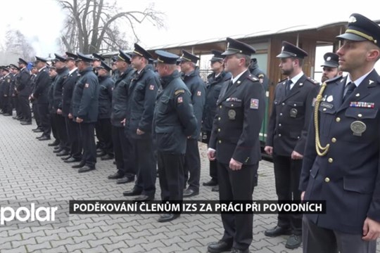 Vedení MS kraje poděkovalo složkám IZS za zásahy a pomoc při povodních