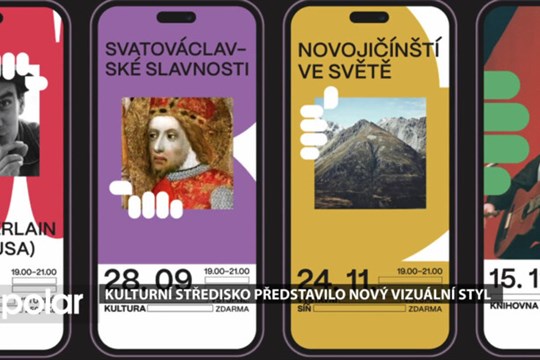 Kulturní středisko představilo nový vizuální styl, chce být pro lidi přehlednější