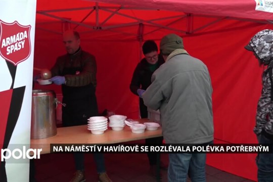 Na náměstí v Havířově se rozlévala polévka potřebným