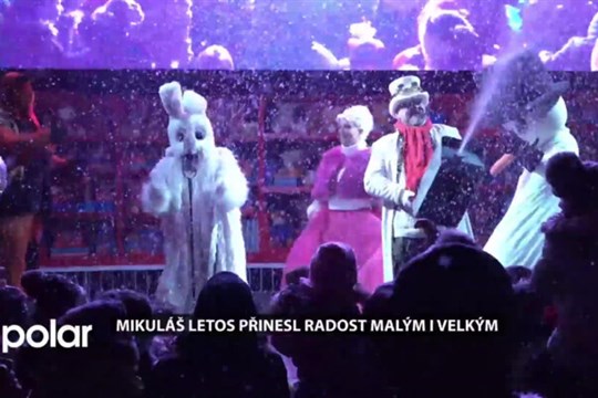 Letos Mikuláš rozdával v Karviné radost nejen dětem, ale i dospělým