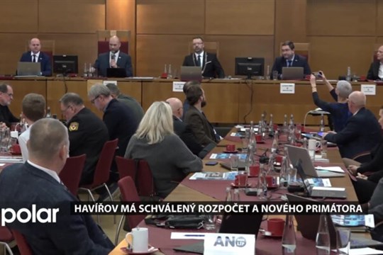 Havířov má schválený rozpočet a nového primátora Ondřeje Baránka (ANO)
