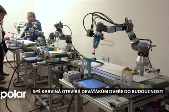 SPŠ Karviná otevírá deváťákům dveře do budoucnosti