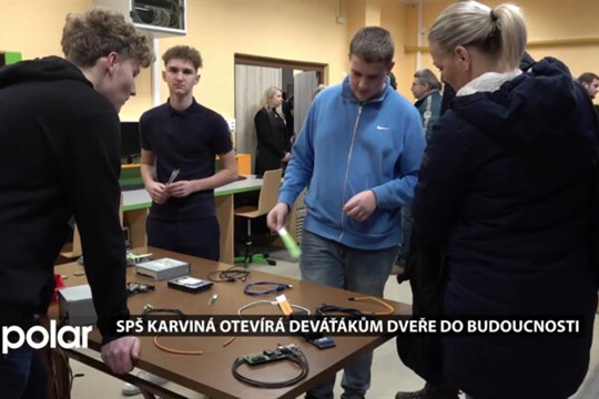 SPŠ Karviná pomáhá deváťákům vykročit do budoucnosti