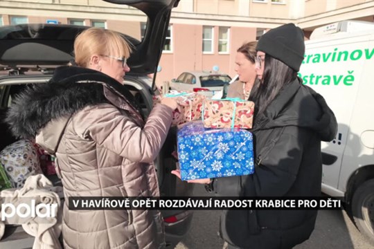 V Havířově opět rozdávají radost Krabice pro děti