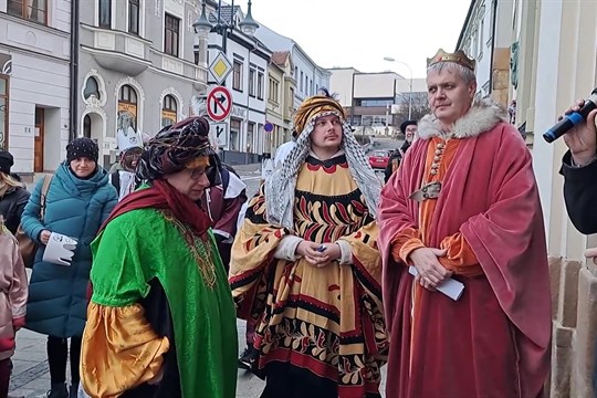Tříkrálovou sbírku v Uherském Brodě zahájili v kostele