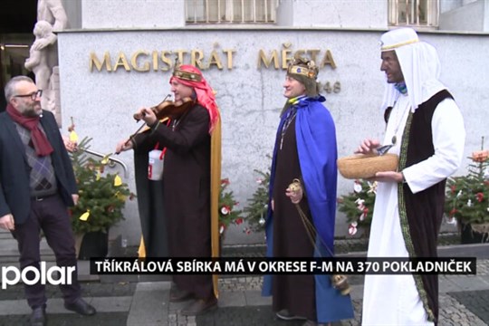 Tříkrálová sbírka má v okrese Frýdek-Místek na 370 pokladniček
