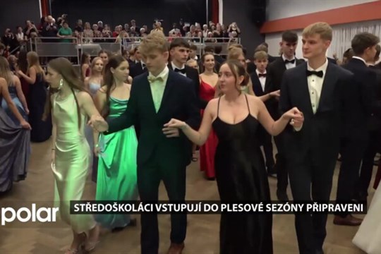 Karvinští středoškoláci vstupují do plesové sezóny výborně připraveni