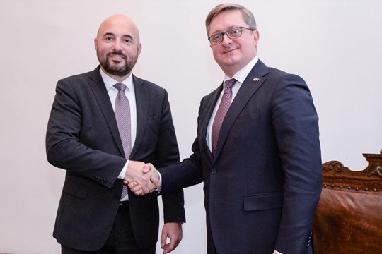Primátor Zarzycký přijal nového ukrajinského velvyslance. Jednalo se o bezpečnosti ve městě i o konkrétní spolupráci