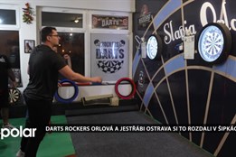Darts Rockers Orlová a Jestřábi Ostrava si to rozdali v šipkách