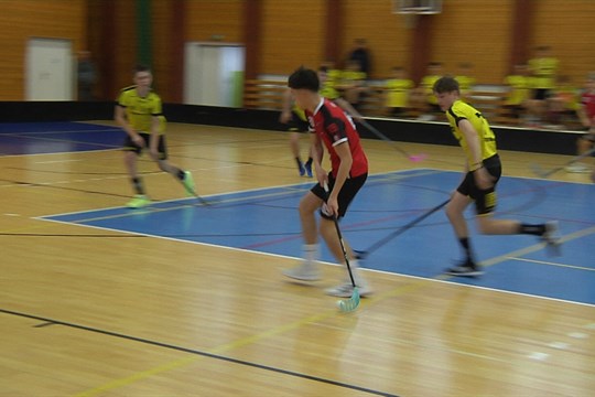 Florbaloví junioři prohráli na Lapači s TJ Sokol Královské Vinohrady 6:9
