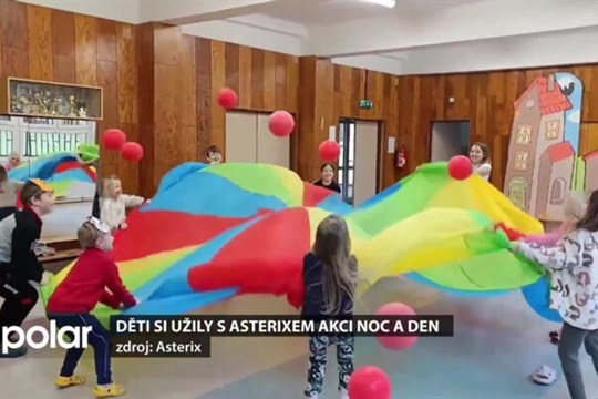 Děti si užily pololetní prázdniny s Asterixem akcí Noc a den