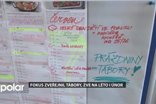 Fokus zveřejnil tábory, zve na léto i  na únorové jarní prázdniny