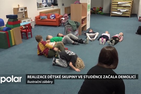 Realizace dětské skupiny ve Studénce začala demolicí