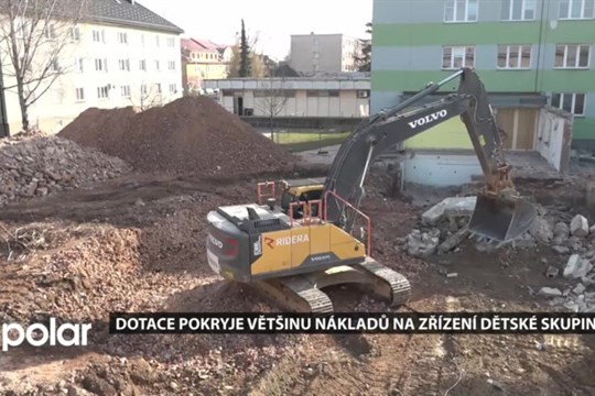 Dotace pokryje většinu nákladů na zřízení dětské skupiny, pojistkou je schválený úvěr
