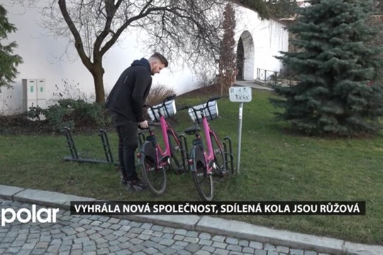 Vyhrála nová společnost, sdílená kola jsou na dva roky růžová