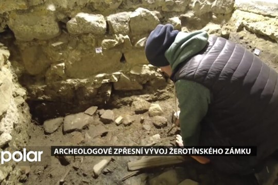 Archeologové mohou zpřesnit vývoj Žerotínského zámku
