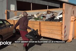 S letním provozovem sběrných dvorů se v Opavě otevřel i nový sběrný dvůr na Šlofárně a Reuse centrum