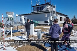 Meteorologové lidem ukázali svou stanici na Lysé hoře