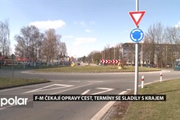 Frýdek-Místek čekají opravy silnic, chodníků a křižovatek. Město sladilo termíny s krajem