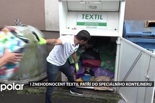 I znehodnocený textil patří do speciálního kontejneru