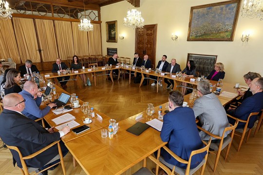 Zástupci Olomouckého kraje a města Olomouce jednali o budoucím rozvoji
