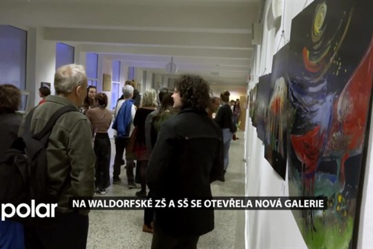 Na Waldorfské ZŠ a SŠ se otevřela nová galerie. Je věnována umělkyni K. Pavlicové