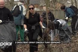 Z okolí řeky Opavy zmizely tuny odpadků. Ukliďme Česko je v Ostravě zaměřeno na povodeň