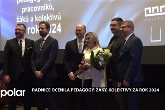 Radnice v Havířově ocenila pedagogy, žáky, kolektivy za rok 2025