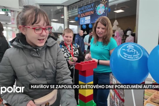 Lidé v Havířově přivítali Světový den porozumění autismu, rodiče se dozvěděli mnoho informací