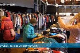 V kulturním domě se vyměňovaly věci