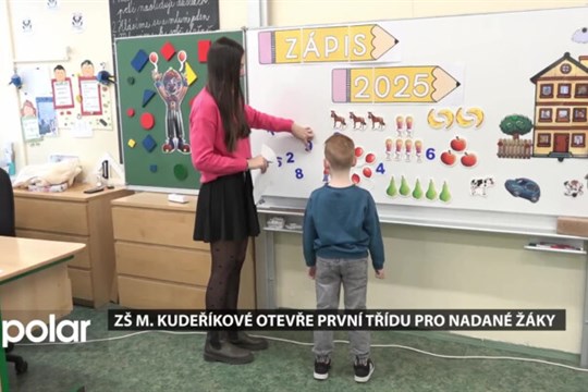 V Havířově se konaly zápisy, ZŠ M. Kudeříkové otevře první třídu pro nadané žáky