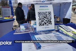 Tématem mobilní radnice v Havířova byla bezpečnost
