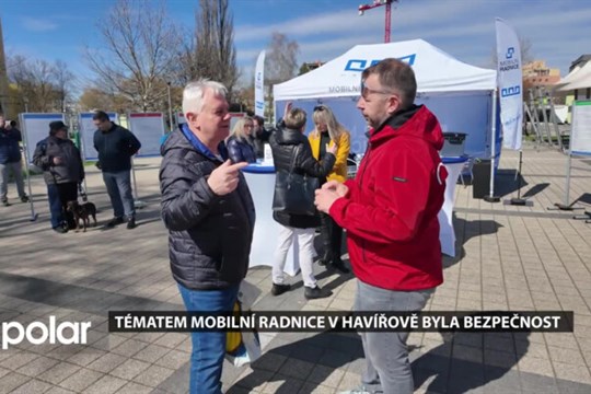 Lidé diskutovali s vedením města v rámci mobilní radnice na téma bezpečnost