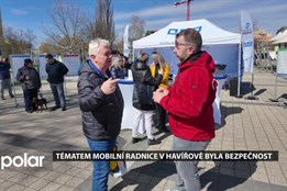 Lidé diskutovali s vedením města v rámci mobilní radnice na téma bezpečnost