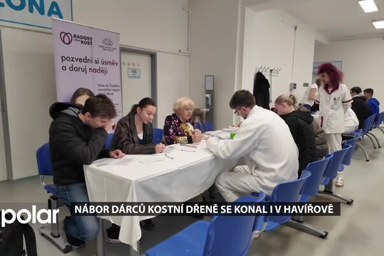 I lidé v Havířově projevili solidaritu a zapsali se do registru dárců kostní dřeně