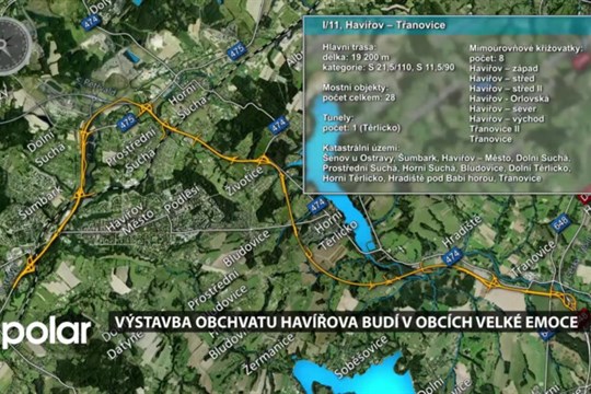 Výstavba obchvatu Havířova budí v obcích velké emoce