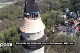 Štramberská Trúba dostává novou střechu ze smrkového šindele