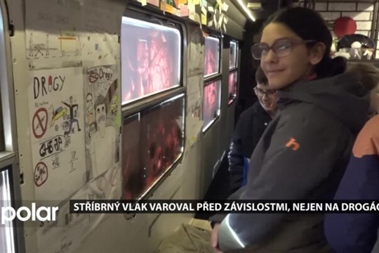 Stříbrný vlak varoval před závislostmi, nejen na drogách