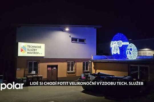 Tech. služby v Havířově mají netradiční velikonoční výzdobu