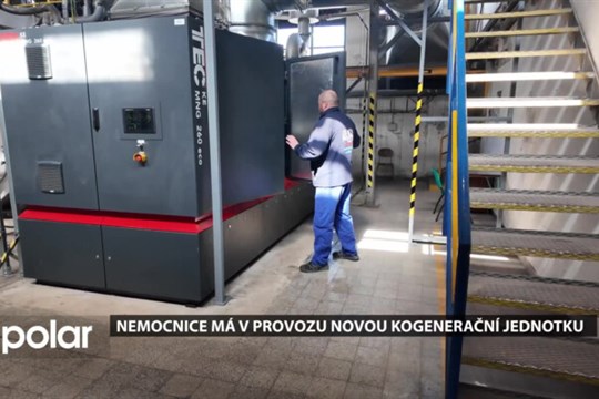 Nemocnice má v provozu novou kogenerační jednotku