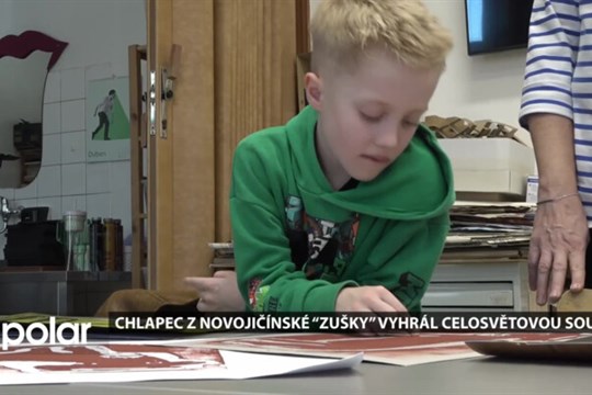 Chlapec z novojičínské “zušky” vyhrál celosvětovou výtvarnou soutěž